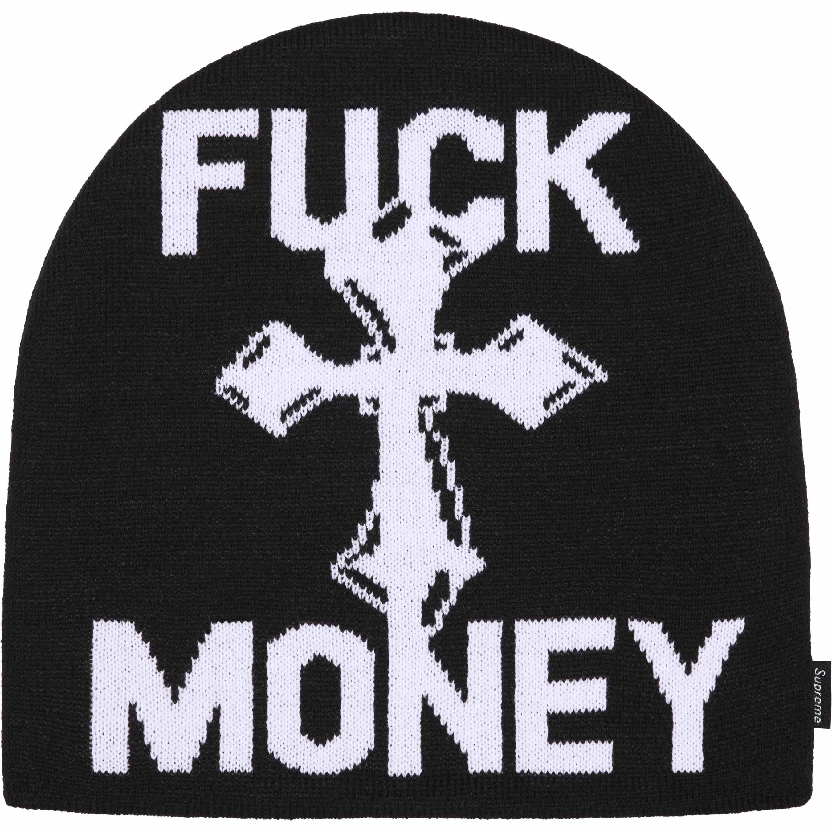 Fuck Money Beanie view 6